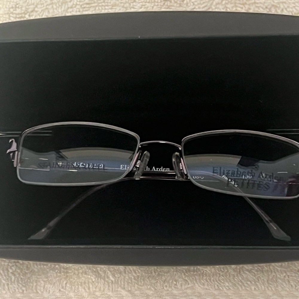 Elizabeth Arden Sleek Lavender Semi-Rimless Petite Frame